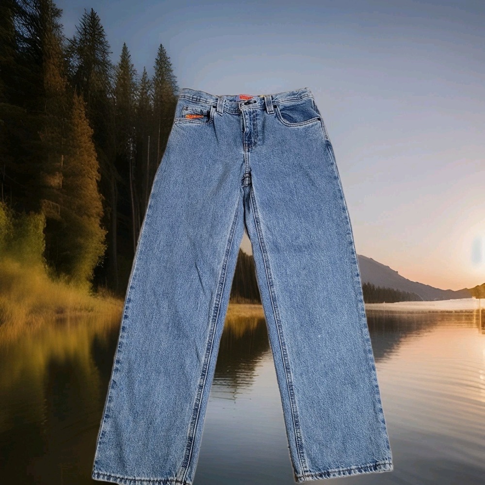 Empyre Women's High‑Rise Straight Jeans 27  Skatewear Med Wash Streetwear 28x29